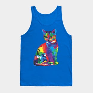 Cat t shirt Tank Top